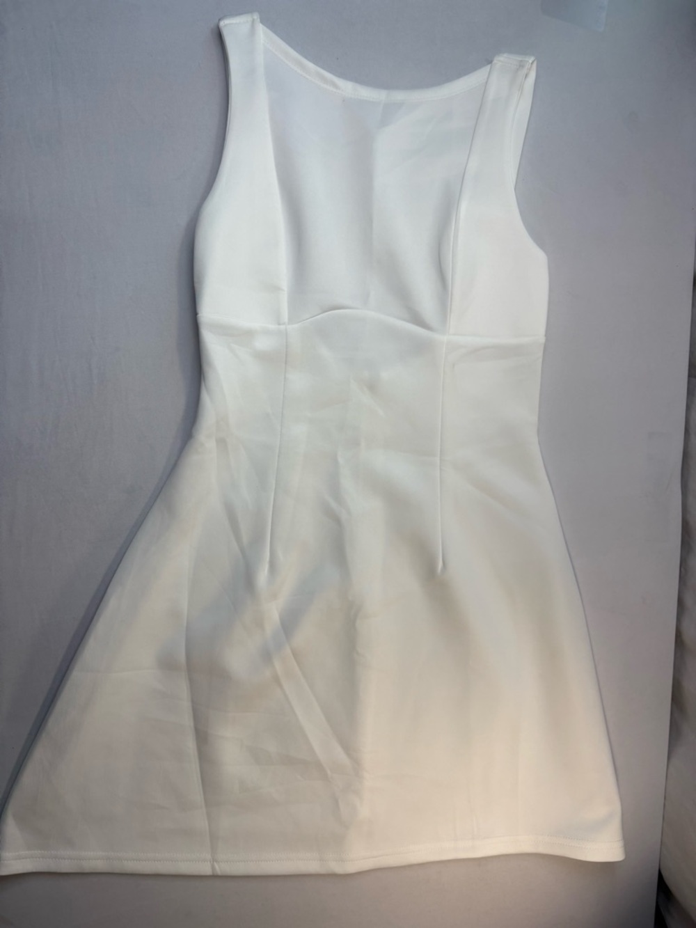 Open Back Scoop Neck Mini Dress // Size Small // [Choose Color: Black or White]